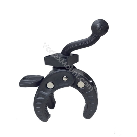Claw Style phone mount with offset ball joint