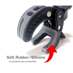 Claw Style phone mount with offset ball joint