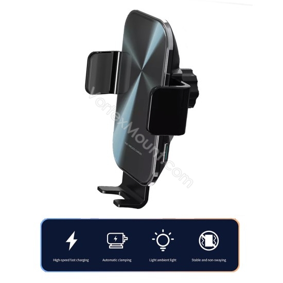  Jeep Grand Cherokee L phone Mount holder (wireless charger - 2)